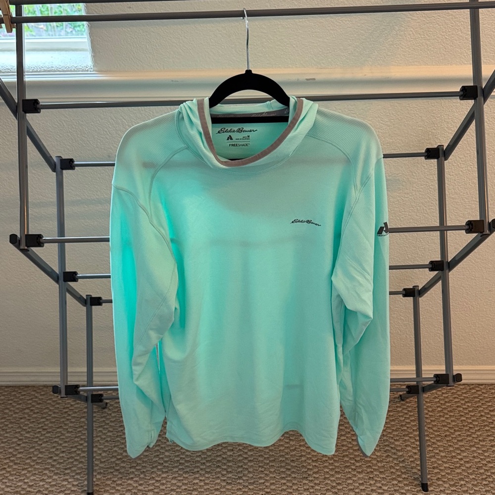 M’s Eddie Bauer FreeShade UPF 50+ hoodie, sz M